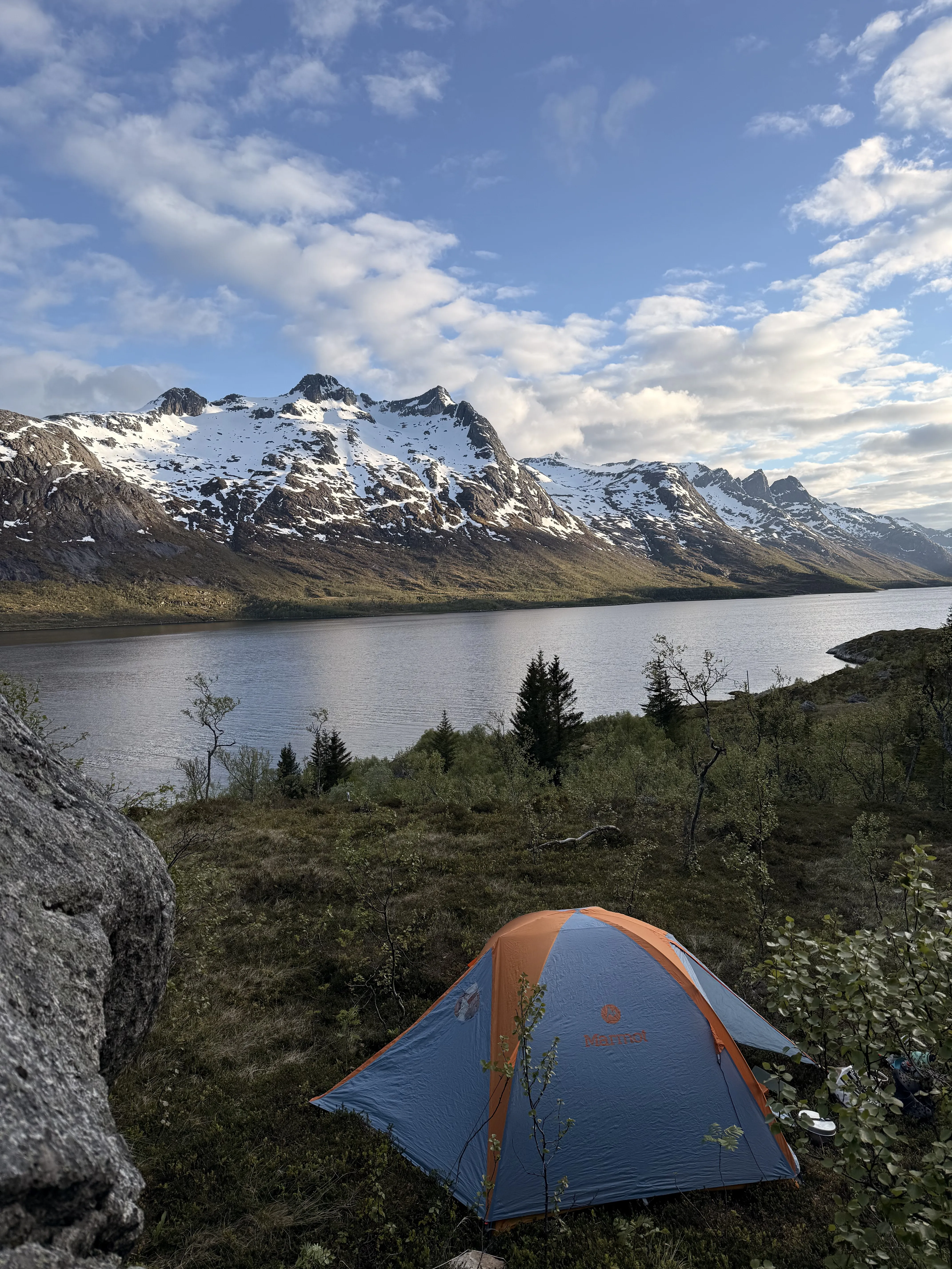 Teltplassen min i kveld